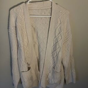 Cozy Cream Cable Knit Sweater